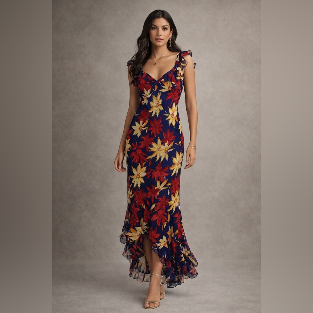 NWT Chaudry Evening Dress❤️💛